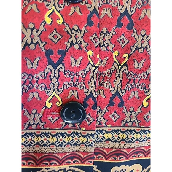 NYGARD PLUS SIZE LONG SLEEVE PAISLEY JACKET SIZE 16 Cropped CAREER - Picture 7 of 11